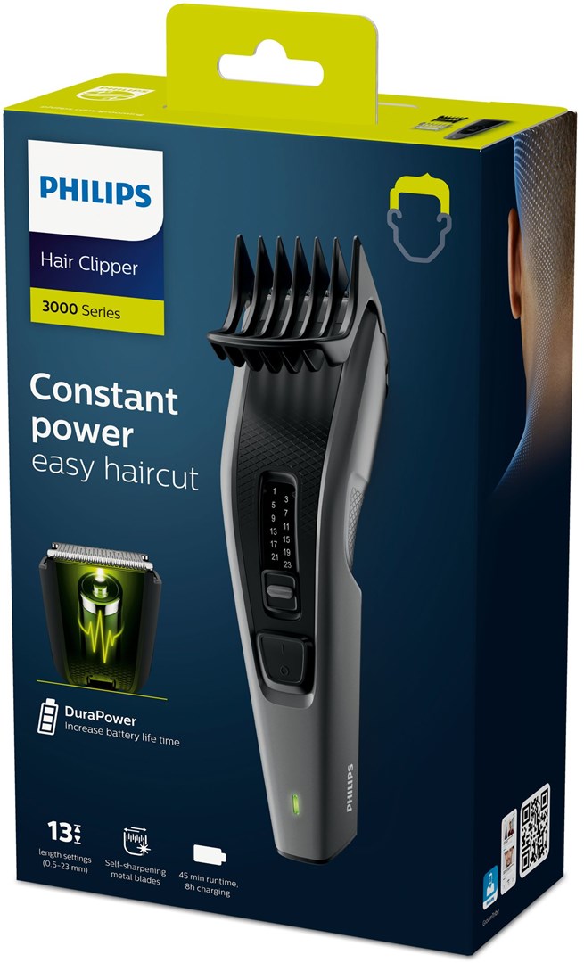 Philips HAIRCLIPPER Series 3000 HC3525/15 Self-sharpening metal blades Hair clipper Philips HAIRCLIPPER Series 3000 HC3525/15 Self-sharpening metal blades Hair clipper