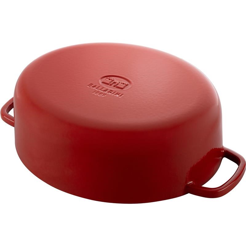 BALLARINI BELLAMONTE OVAL CAST IRON POT 75003-566-0 - 5.5 LTR RED BALLARINI BELLAMONTE OVAL CAST IRON POT 75003-566-0 - 5.5 LTR RED