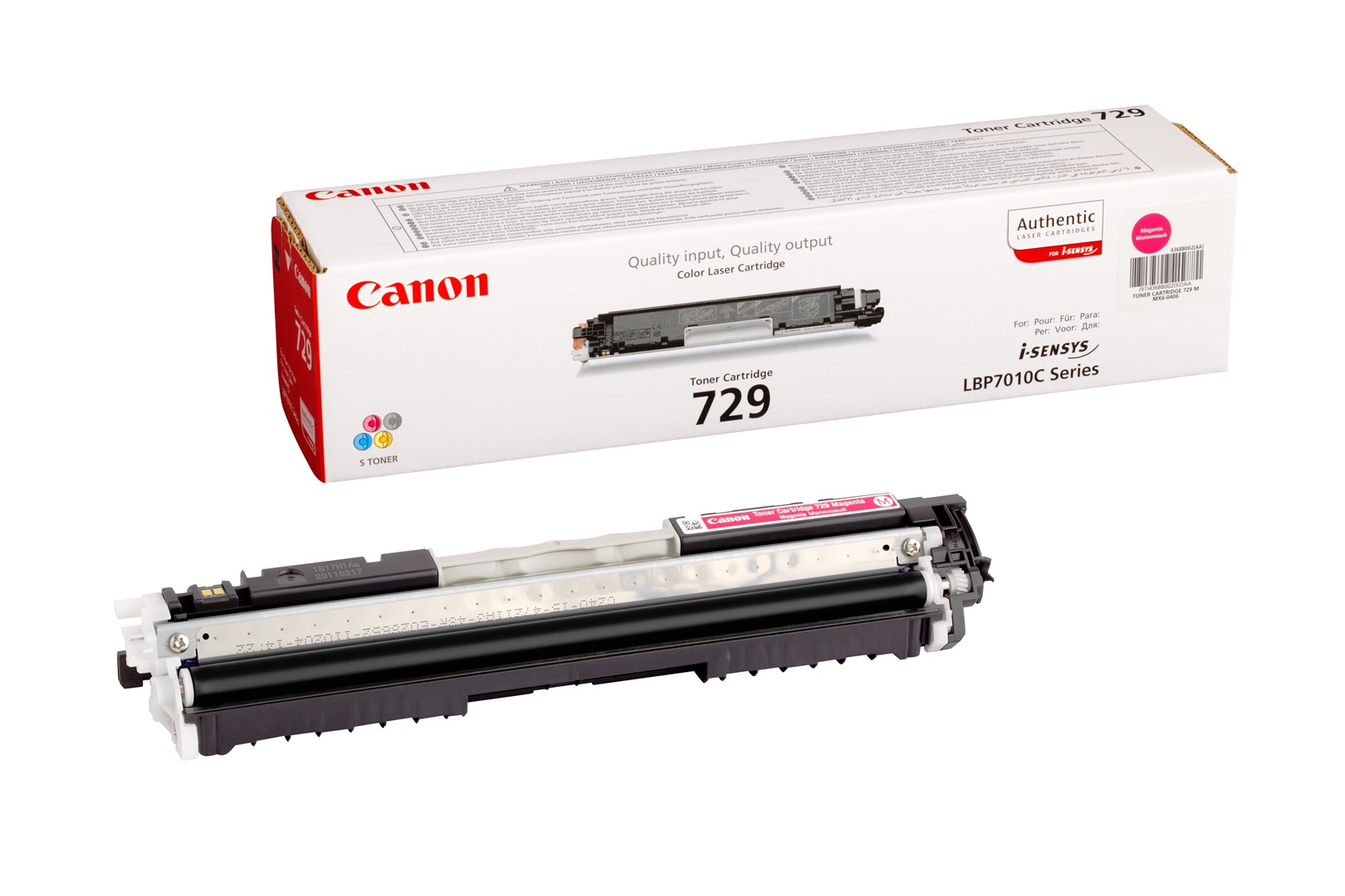 Canon 729 M toner cartridge 1 pc(s) Original Magenta Canon 729 M toner cartridge 1 pc(s) Original Magenta