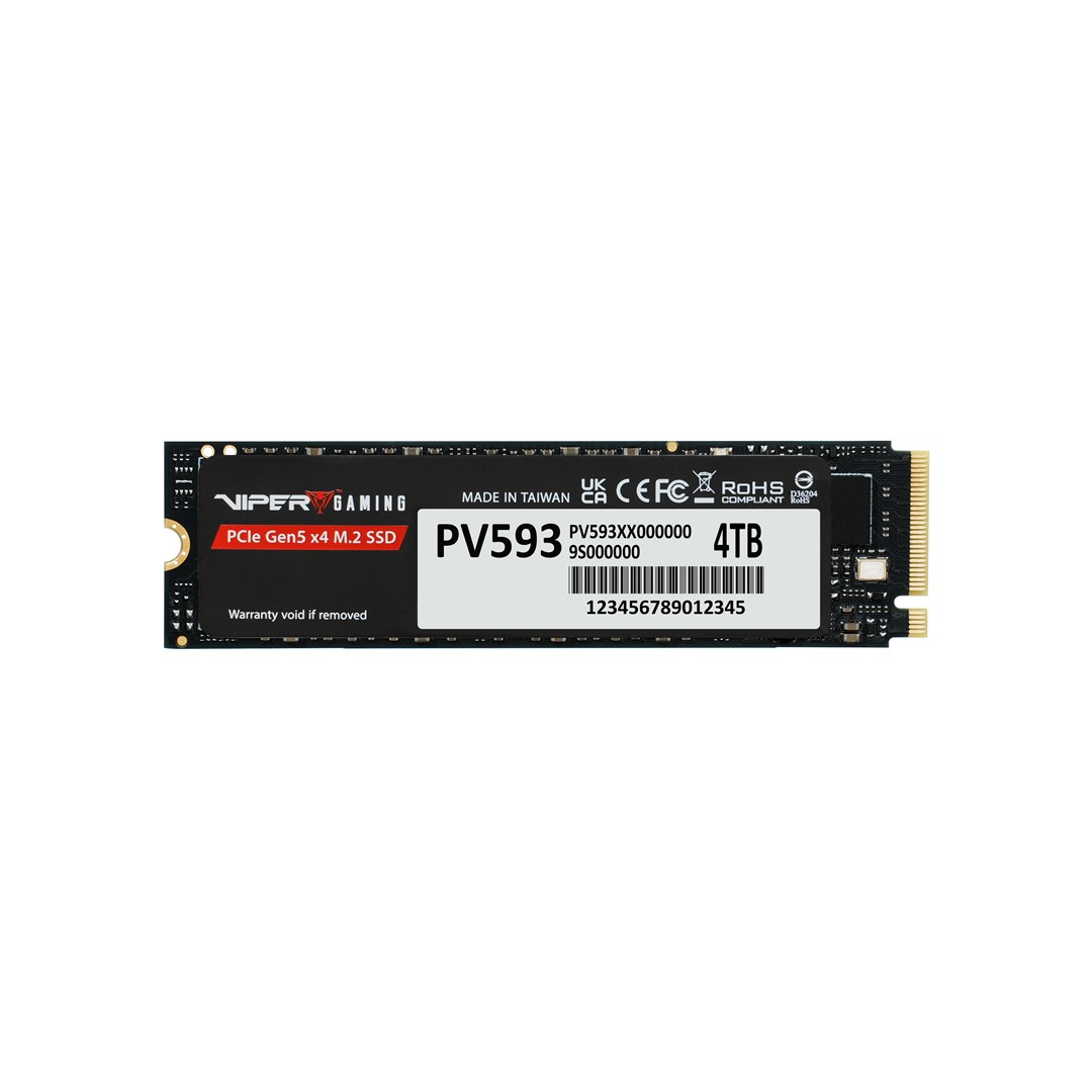 Patriot Viper PV593 M.2 PCI-E Gen5 x4 NVMe2 4TB SSD Patriot Viper PV593 M.2 PCI-E Gen5 x4 NVMe2 4TB SSD