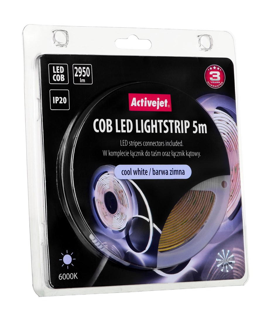 Activejet AJE-COB 5m zim strip light Universal strip light Indoor Activejet AJE-COB 5m zim strip light Universal strip light Indoor