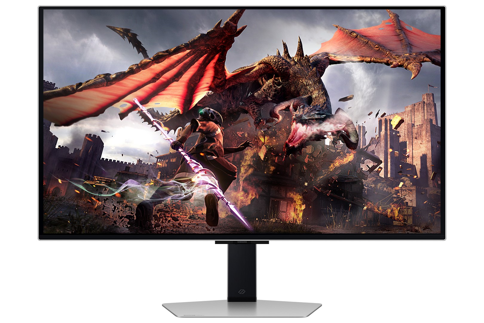 Samsung LS32DG802SUXDU | 32 " | OLED | 4K | 16:9 | 240 Hz | 0.03 ms | 3840 x 2160 pixels | 200 cd/m2 | HDMI ports quantity 2 | Silver Samsung LS32DG802SUXDU | 32 " | OLED | 4K | 16:9 | 240 Hz | 0.03 ms | 3840 x 2160 pixels | 200 cd/m2 | HDMI ports quantity 2 | Silver