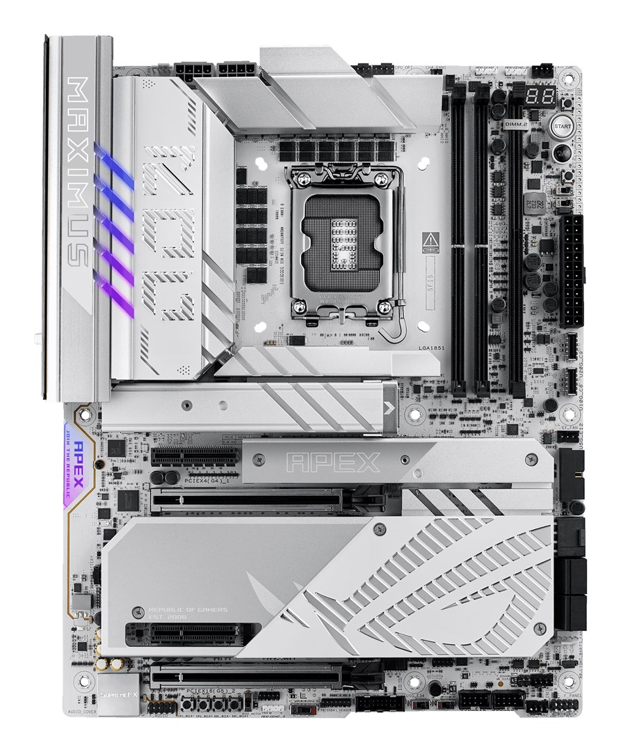 ASUS ROG MAXIMUS Z890 APEX Intel Z890 LGA 1851 (Socket V1) ATX ASUS ROG MAXIMUS Z890 APEX Intel Z890 LGA 1851 (Socket V1) ATX