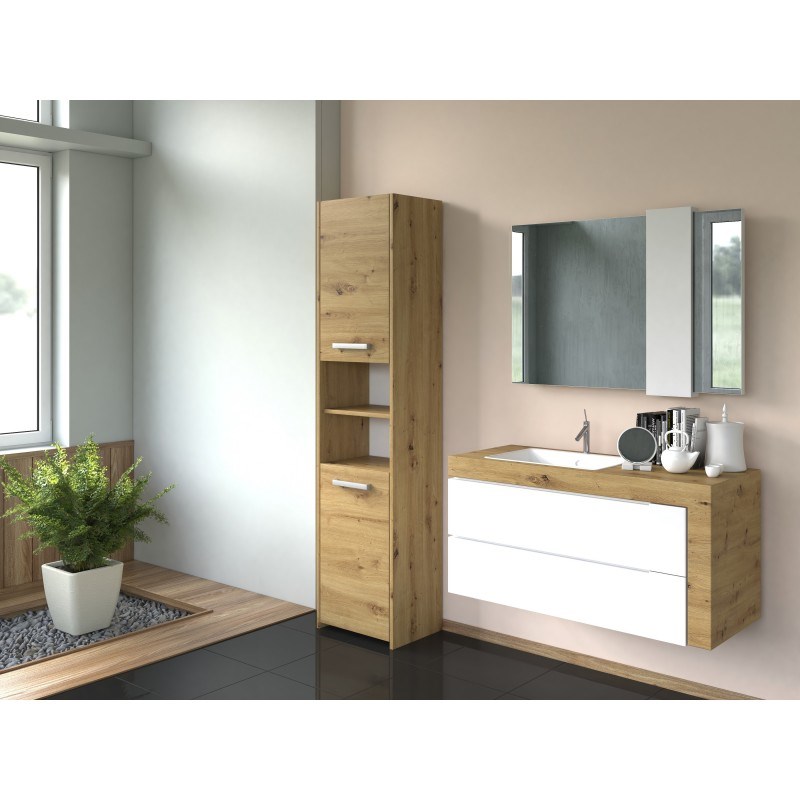 Topeshop S40 ARTISAN bathroom storage cabinet Oak Topeshop S40 ARTISAN bathroom storage cabinet Oak
