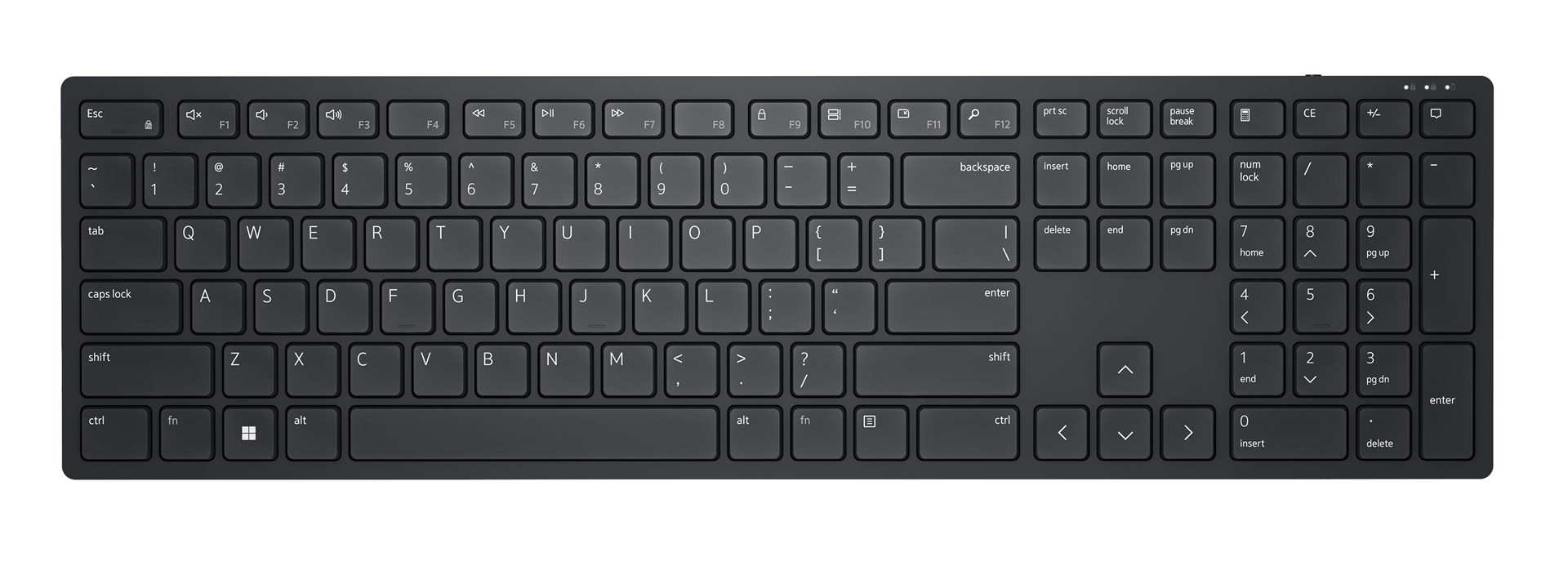DELL KB500 keyboard Office RF Wireless QWERTY US International Black DELL KB500 keyboard Office RF Wireless QWERTY US International Black