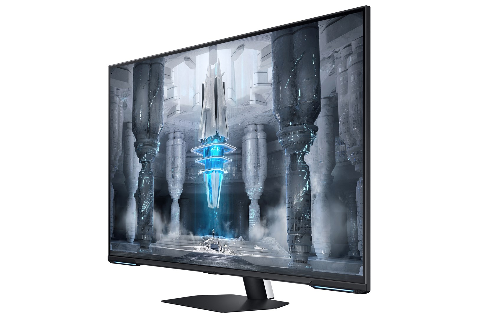 Samsung Odyssey Neo G7 G70NC LS43CG700NUXEN 43 " VA UHD 16:9 1 ms 400 cd/m2 Black/White HDMI ports quantity 2 144 Hz Samsung Odyssey Neo G7 G70NC LS43CG700NUXEN 43 " VA UHD 16:9 1 ms 400 cd/m2 Black/White HDMI ports quantity 2 144 Hz