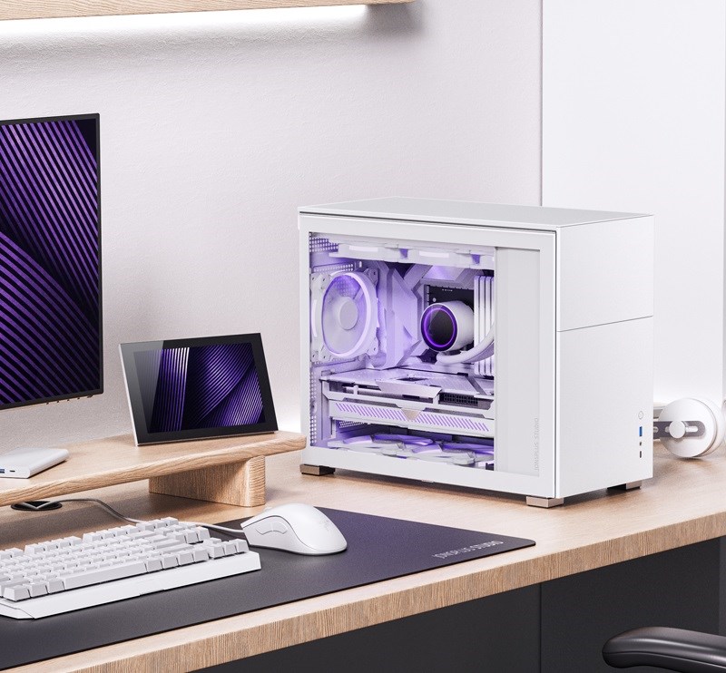 Jonsbo D31 Micro-ATX Case, Tempered Glass - white Jonsbo D31 Micro-ATX Case, Tempered Glass - white