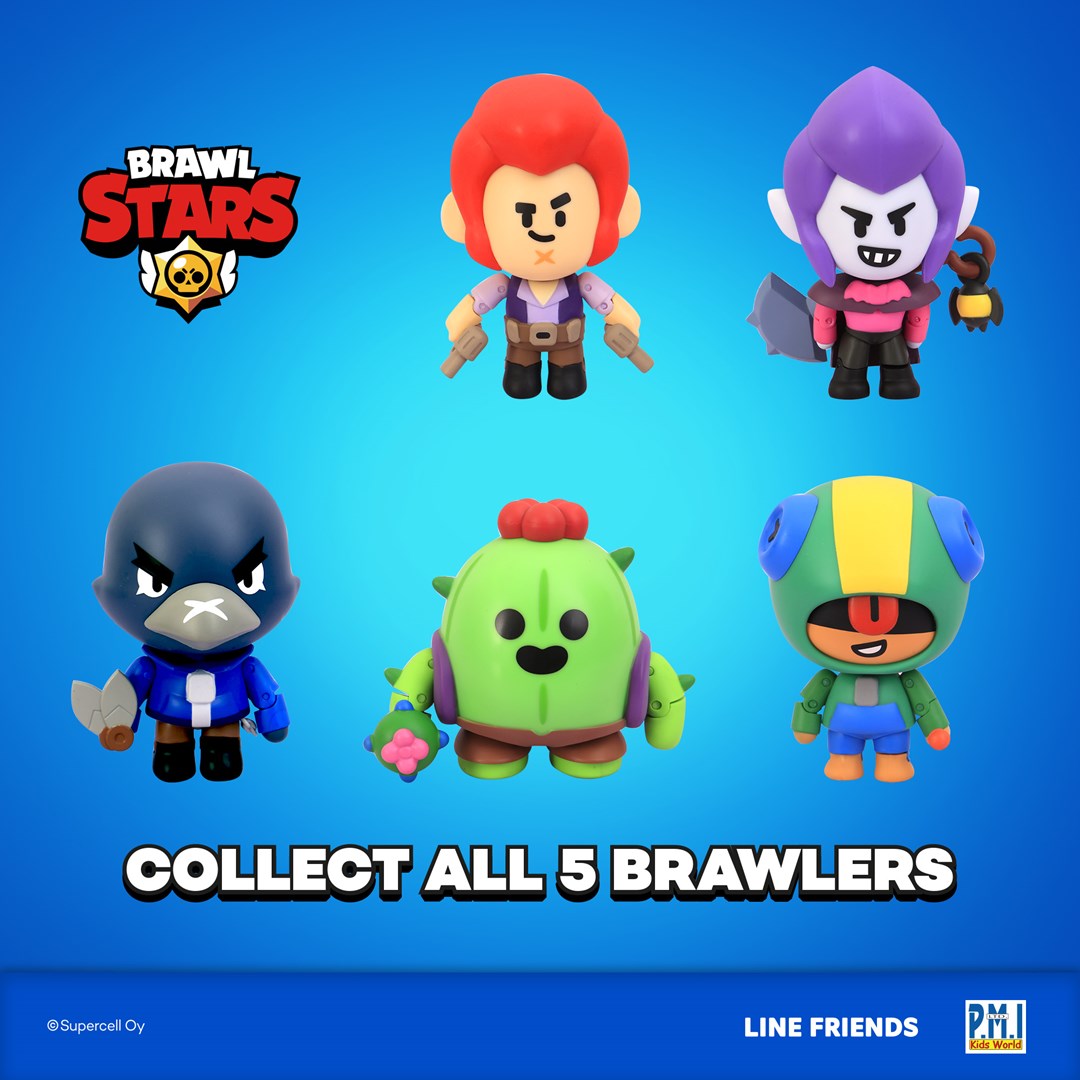 BRAWL STARS S1 ACTION FIGURES 11cm - 2 PACK VER.A BRAWL STARS S1 ACTION FIGURES 11cm - 2 PACK VER.A