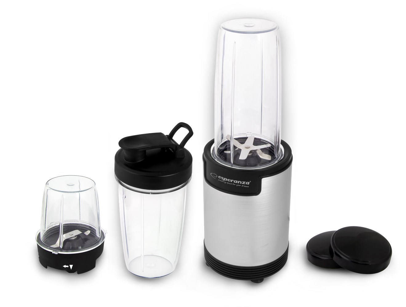 Esperanza EKM030 blender Tabletop blender 900 W Black, Stainless steel Esperanza EKM030 blender Tabletop blender 900 W Black, Stainless steel