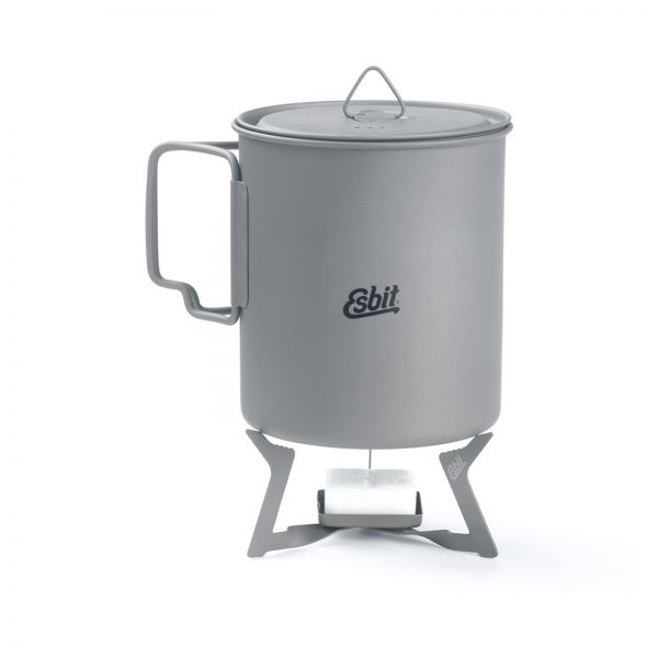 Esbit Titanium Pot for Camping and Traveling Esbit Titanium Pot for Camping and Traveling