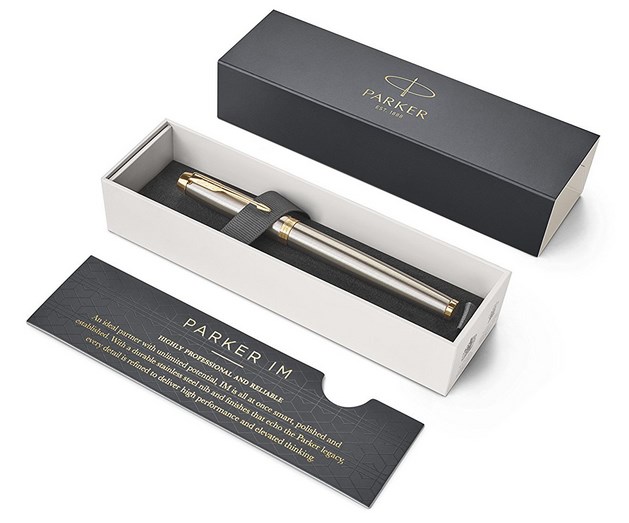 Parker IM fountain pen Cartridge filling system Brushed steel 1 pc(s) Parker IM fountain pen Cartridge filling system Brushed steel 1 pc(s)