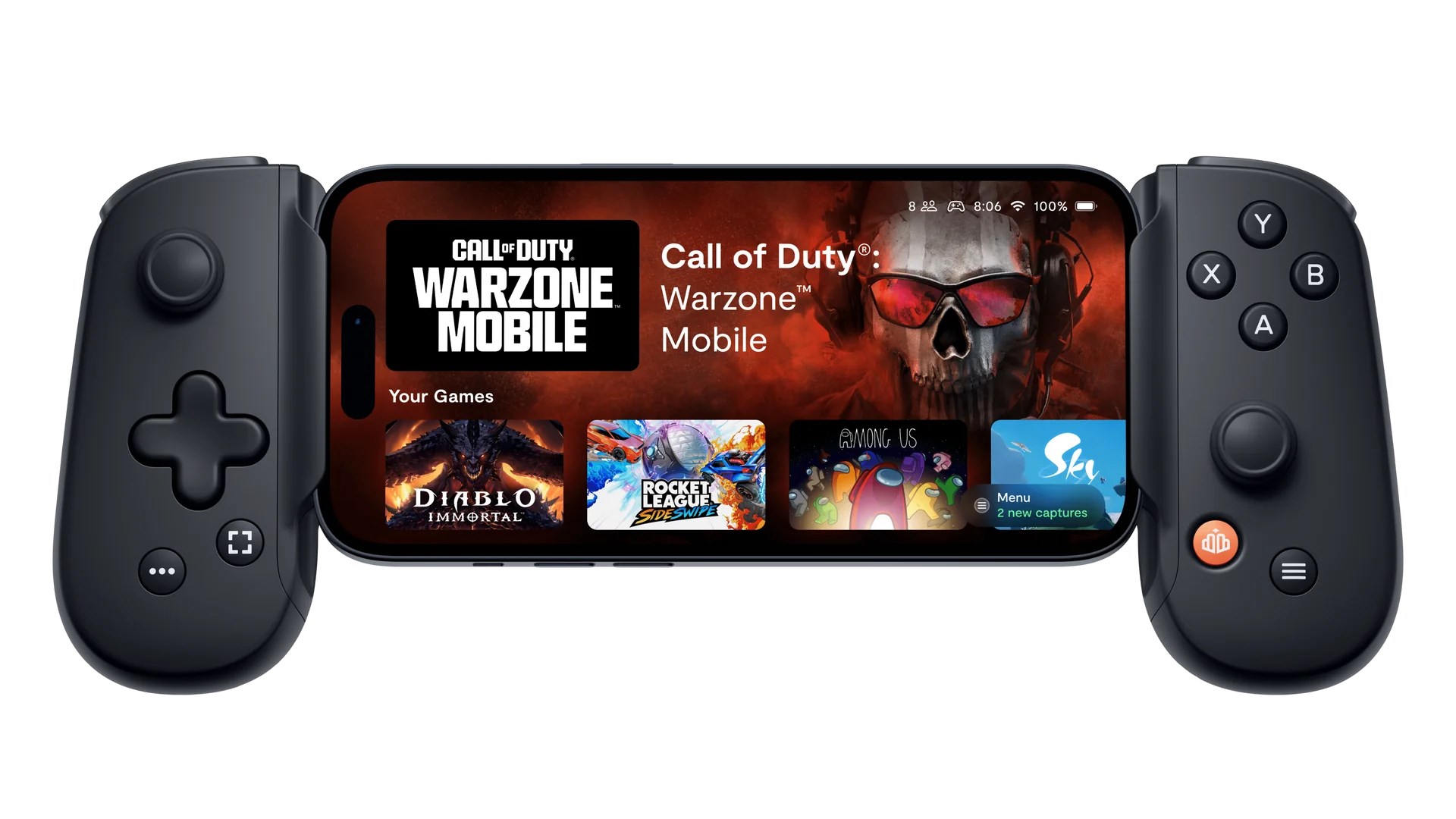 Controller Backbone One V2 (USB-C) for Android/iPhone in Black Controller Backbone One V2 (USB-C) for Android/iPhone in Black
