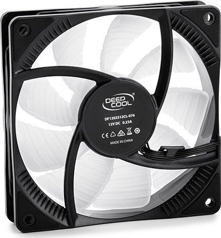 DeepCool RF120 Computer case Fan 12 cm Black, White DeepCool RF120 Computer case Fan 12 cm Black, White