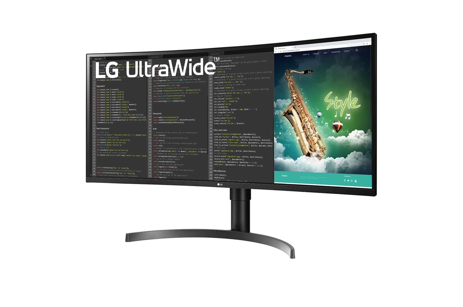 LG UltraWide 35WN75CP-B skarm - LED ba LG UltraWide 35WN75CP-B skarm - LED ba