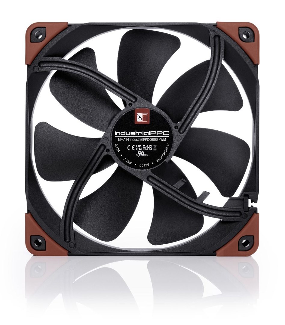 Noctua NF-A14 INDUSTRIALPPC-2000 PWM Computer case Fan 14 cm Black, Brown 1 pc(s) Noctua NF-A14 INDUSTRIALPPC-2000 PWM Computer case Fan 14 cm Black, Brown 1 pc(s)