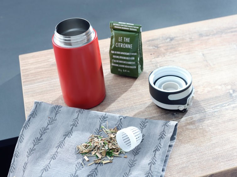 Leifheit 03245 travel mug 350 ml Black, Red Stainless steel Leifheit 03245 travel mug 350 ml Black, Red Stainless steel
