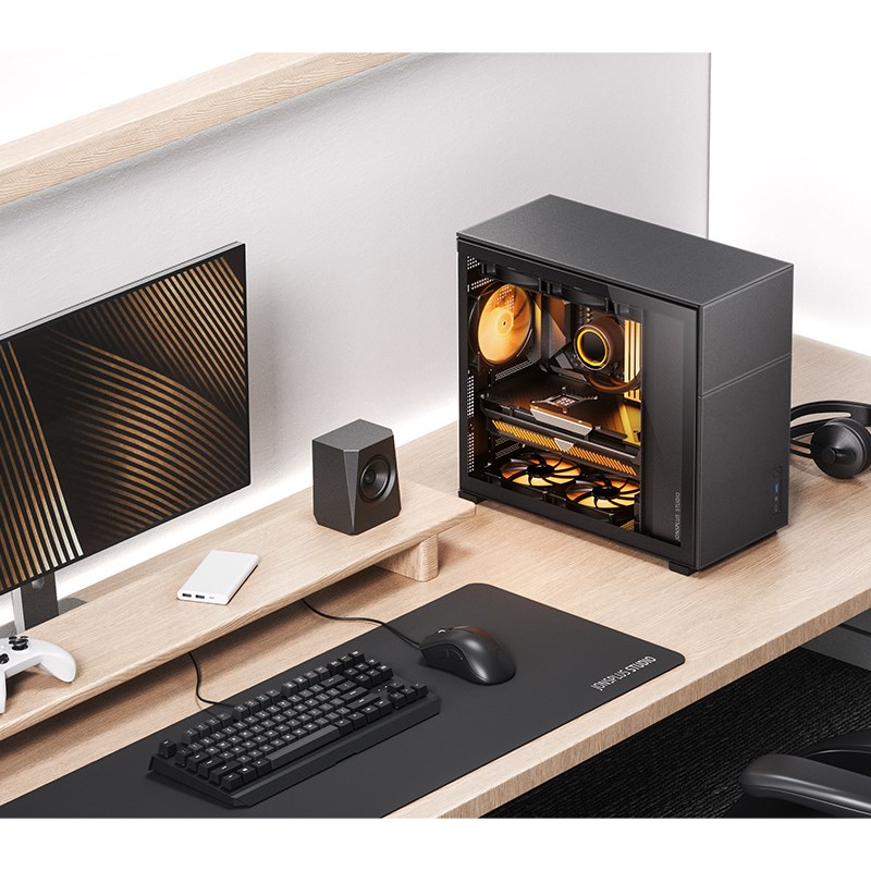 Jonsbo D41 MESH ATX Case, Tempered Glass - black Jonsbo D41 MESH ATX Case, Tempered Glass - black