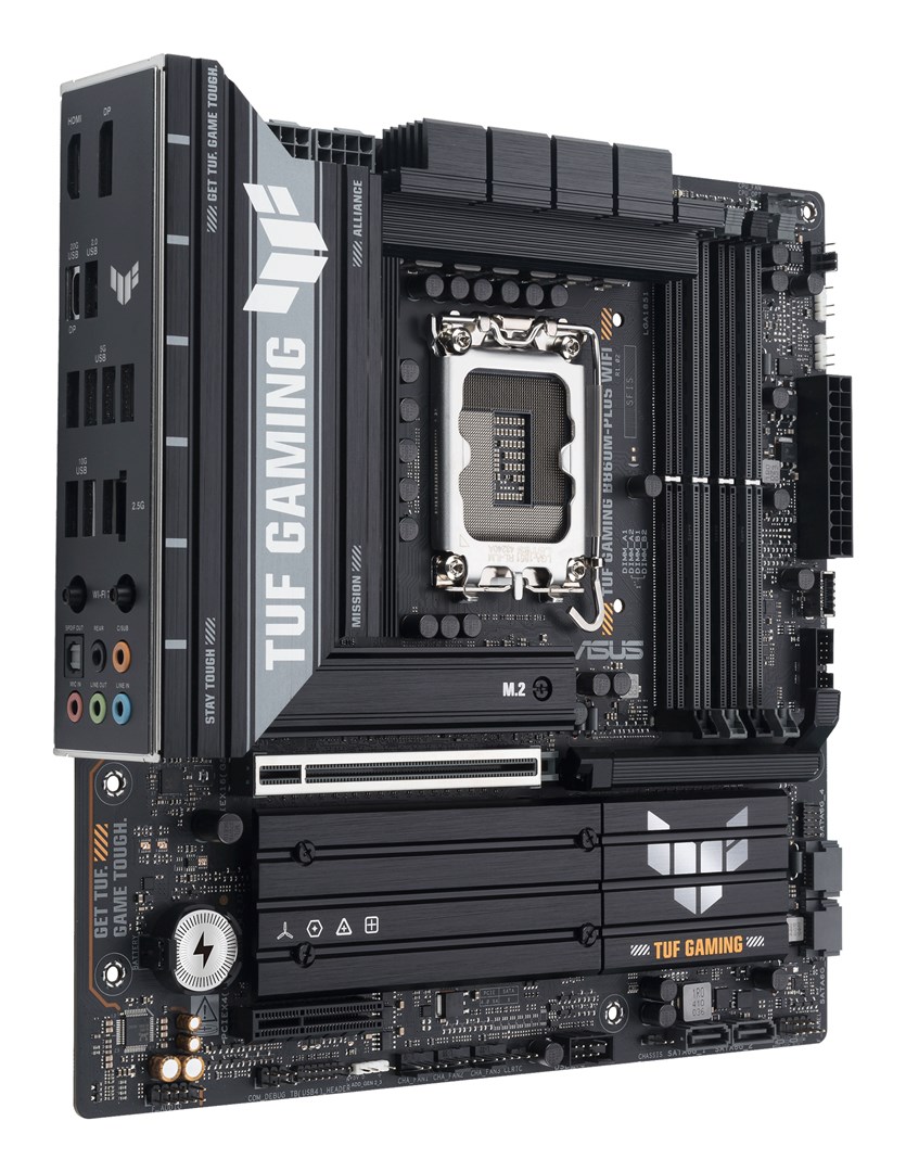 ASUS TUF GAMING B860M-PLUS WIFI Intel B860 LGA 1851 (Socket V1) micro ATX ASUS TUF GAMING B860M-PLUS WIFI Intel B860 LGA 1851 (Socket V1) micro ATX