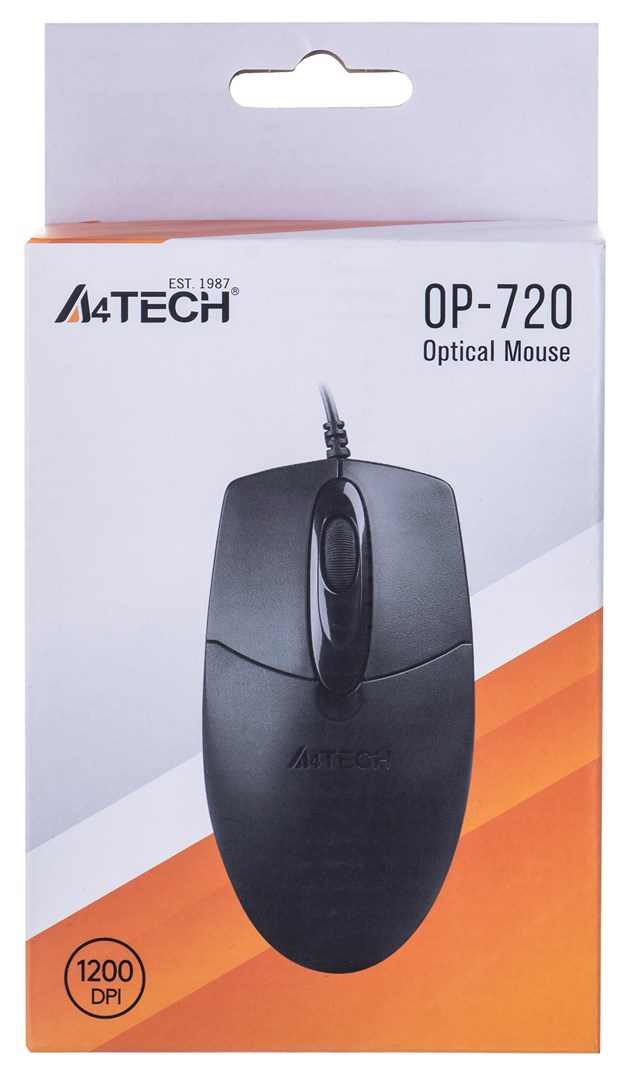A4Tech OP-720 mouse USB Type-A Optical 800 DPI A4Tech OP-720 mouse USB Type-A Optical 800 DPI