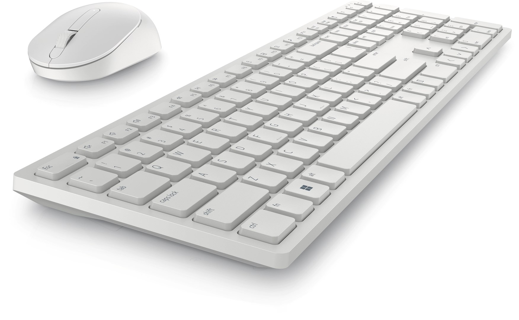 Dell KM5221W Wireless Mouse + Keyboard Set, white Dell KM5221W Wireless Mouse + Keyboard Set, white