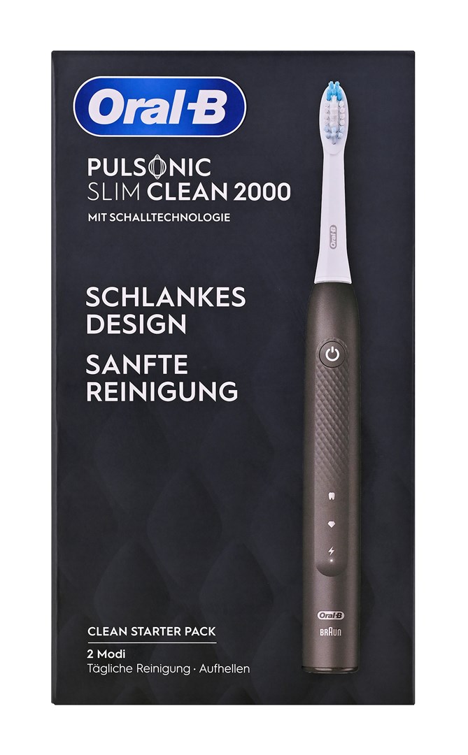 Oral-B Pulsonic Slim Clean 2000 Sonic toothbrush Black Oral-B Pulsonic Slim Clean 2000 Sonic toothbrush Black