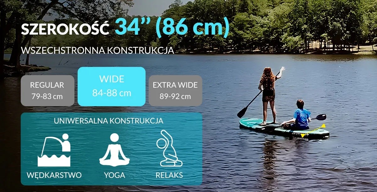 Deska SUP SKATINGER Octopus 335x86x15 cm Allround Deska SUP SKATINGER Octopus 335x86x15 cm Allround