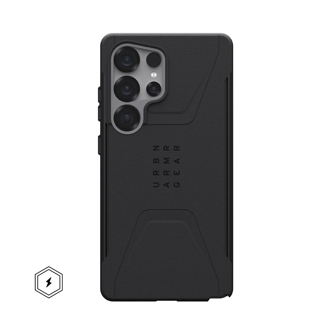 Urban Armor Gear Civilian mobile phone case 17.3 cm (6.8") Cover Black Urban Armor Gear Civilian mobile phone case 17.3 cm (6.8") Cover Black