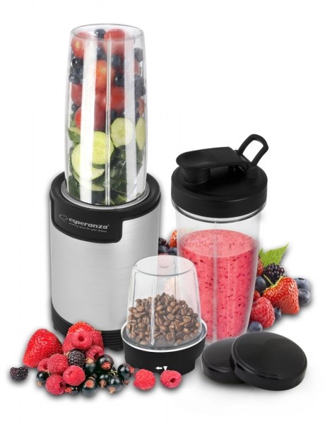 Esperanza EKM030 blender Tabletop blender 900 W Black, Stainless steel Esperanza EKM030 blender Tabletop blender 900 W Black, Stainless steel
