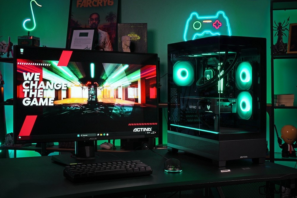 Actina 5901443416548 PC AMD Ryzen™ 7 7800X3D 32 GB DDR5-SDRAM 2 TB SSD NVIDIA GeForce RTX 5080 Midi Tower Black Actina 5901443416548 PC AMD Ryzen™ 7 7800X3D 32 GB DDR5-SDRAM 2 TB SSD NVIDIA GeForce RTX 5080 Midi Tower Black