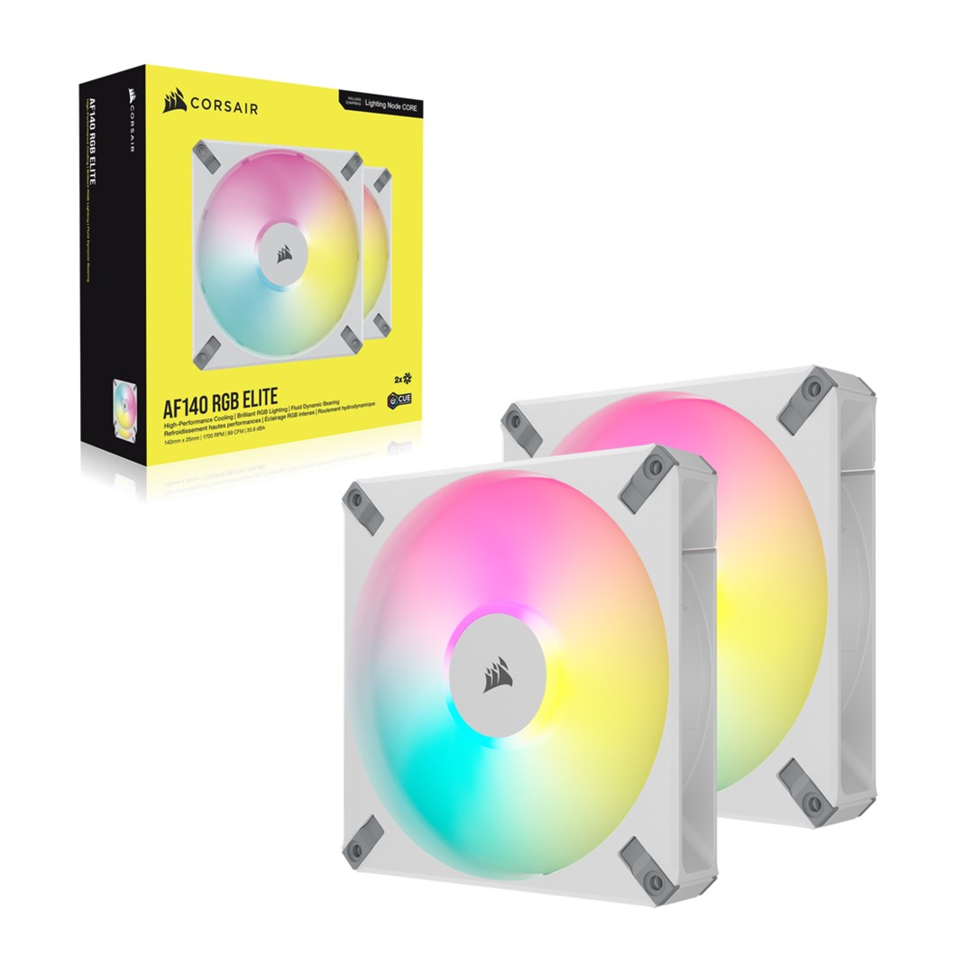 Corsair CO-9050160-WW computer cooling system Computer case Fan Black 2 pc(s) Corsair CO-9050160-WW computer cooling system Computer case Fan Black 2 pc(s)