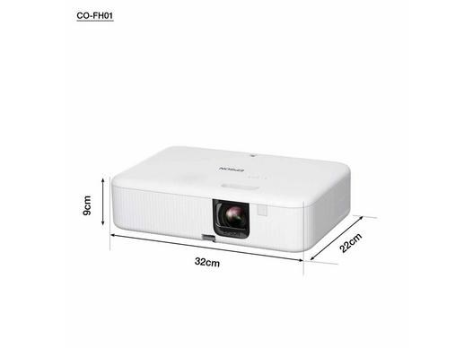 Epson CO-FH01 data projector 3000 ANSI lumens 3LCD 1080p (1920x1080) White Epson CO-FH01 data projector 3000 ANSI lumens 3LCD 1080p (1920x1080) White