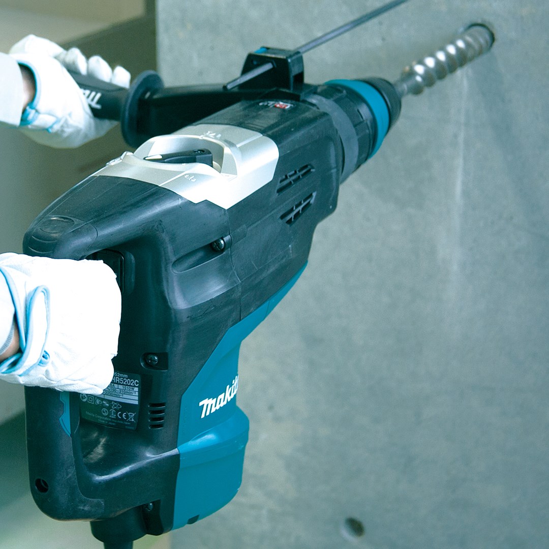 MAKITA HR5202C rotary hammer SDS-MAX 20J 1510W Black, Blue MAKITA HR5202C rotary hammer SDS-MAX 20J 1510W Black, Blue