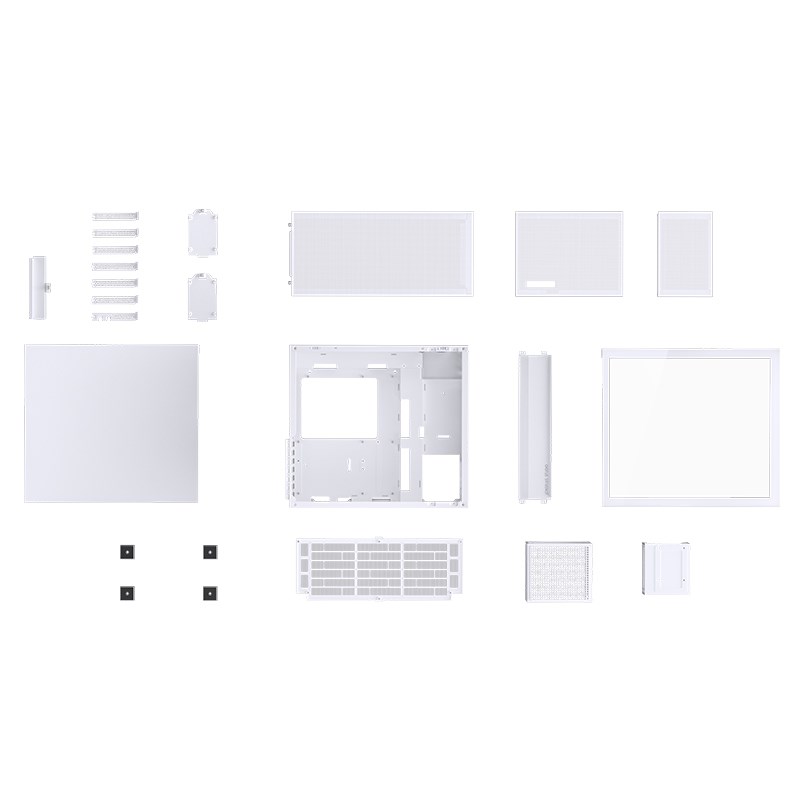 Jonsbo D41 MESH ATX Case, Tempered Glass - white Jonsbo D41 MESH ATX Case, Tempered Glass - white