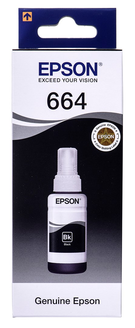 Epson T6641 Black ink bottle 70ml Epson T6641 Black ink bottle 70ml
