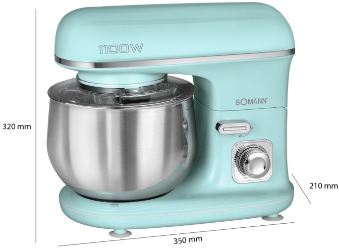 Bomann KM 6030 CB food processor 1100 W 5 L Mint colour Bomann KM 6030 CB food processor 1100 W 5 L Mint colour