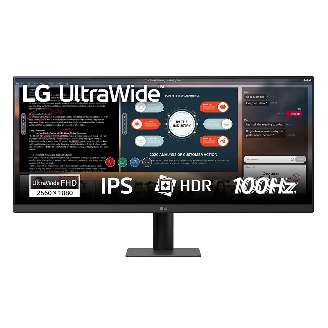 LG 29U511A-B computer monitor 73.7 cm (29") 2560 x 1080 pixels WFHD LCD Black LG 29U511A-B computer monitor 73.7 cm (29") 2560 x 1080 pixels WFHD LCD Black
