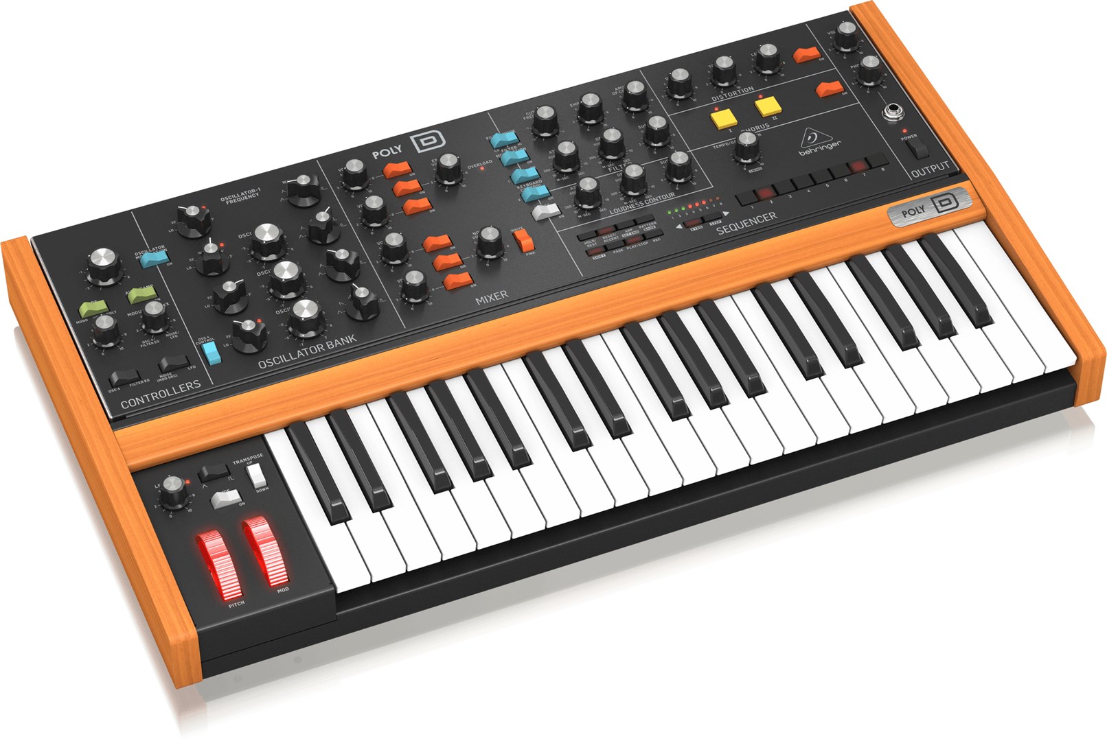 Behringer POLY D synthesizer Analog synthesizer 37 Black Behringer POLY D synthesizer Analog synthesizer 37 Black