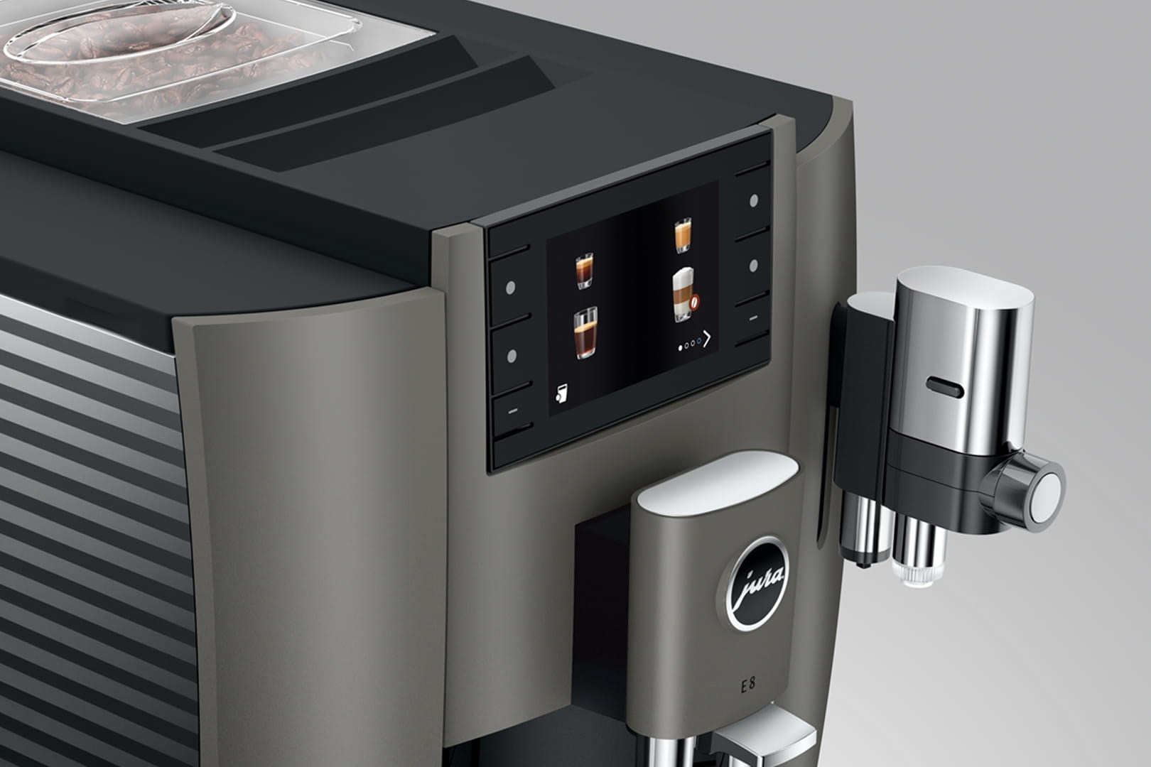 Jura E8 Dark Inox (EC) Coffee Machine Jura E8 Dark Inox (EC) Coffee Machine