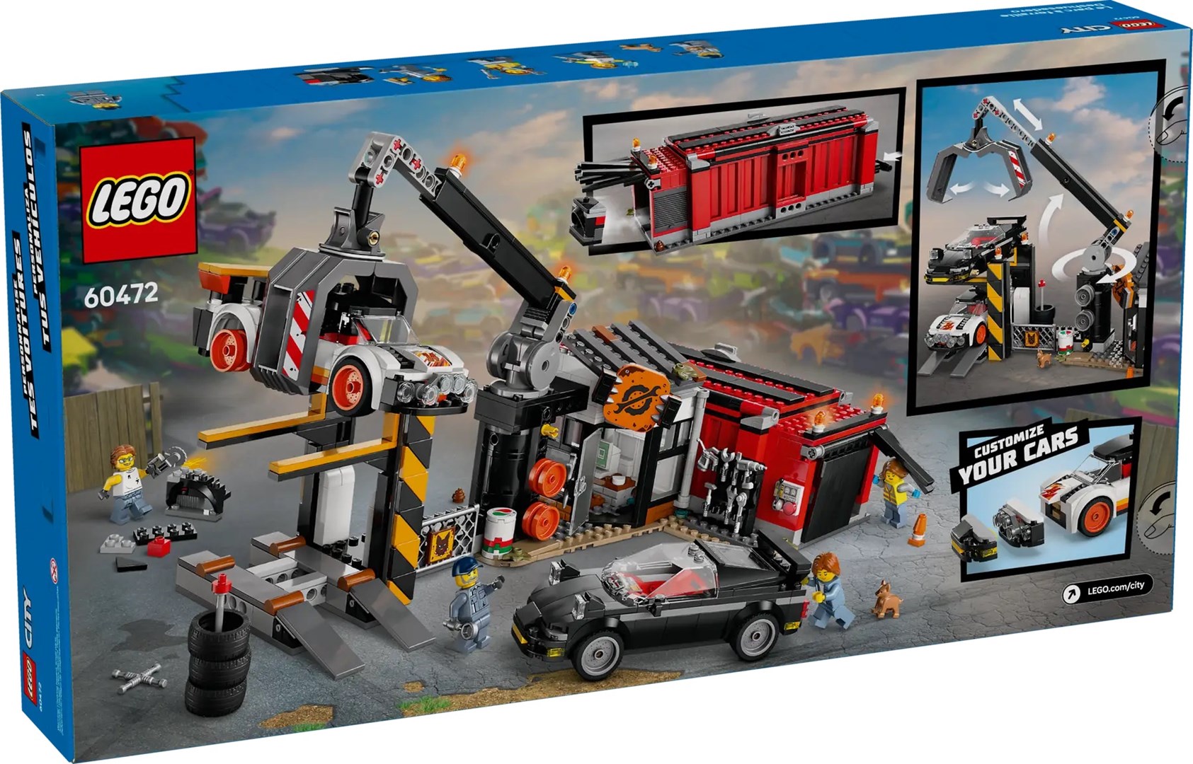 LEGO CITY 60472 Scrapyard with Cars LEGO CITY 60472 Scrapyard with Cars