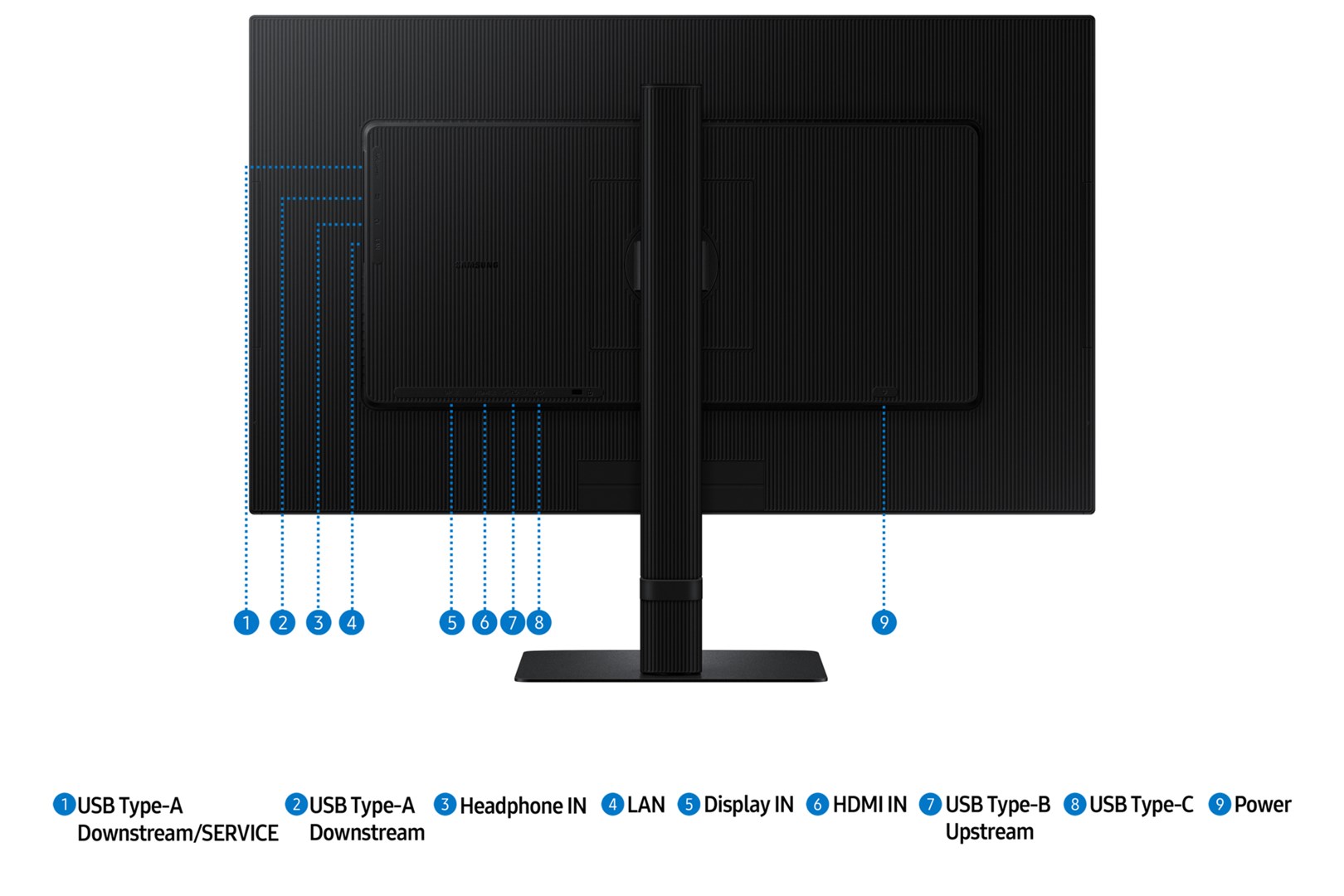 Samsung ViewFinity S8 S27D800UAU skarm Samsung ViewFinity S8 S27D800UAU skarm