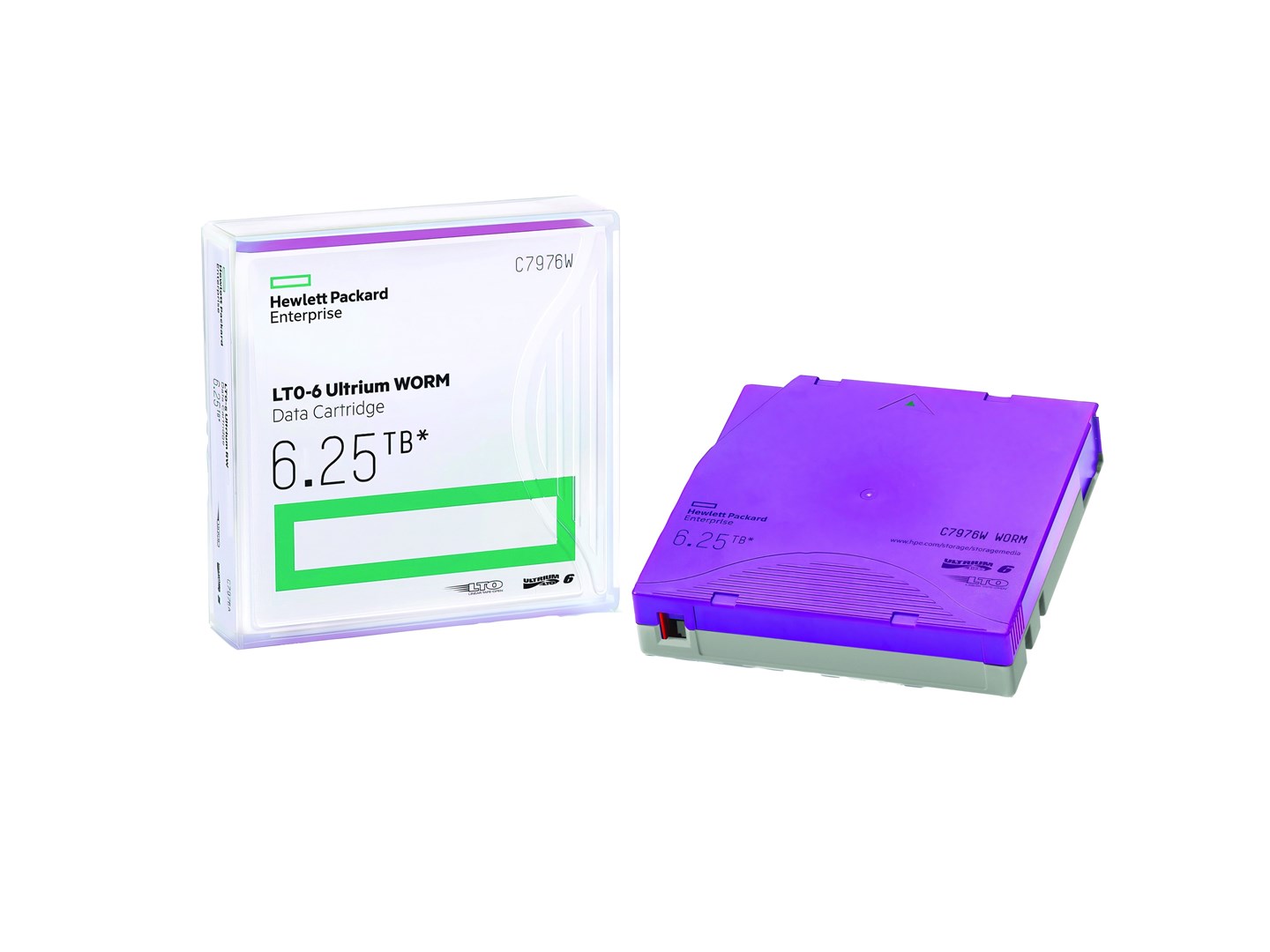 HPE LTO-6 Ultrium 6.25TB WORM Data Cartridge HPE LTO-6 Ultrium 6.25TB WORM Data Cartridge