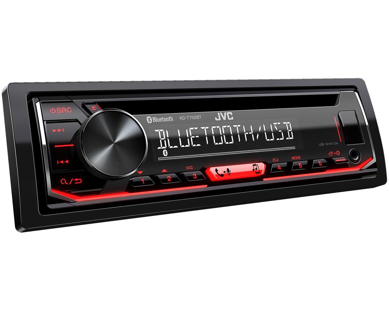 JVC KD-T702BT 1-DIN CD Receiver JVC KD-T702BT 1-DIN CD Receiver