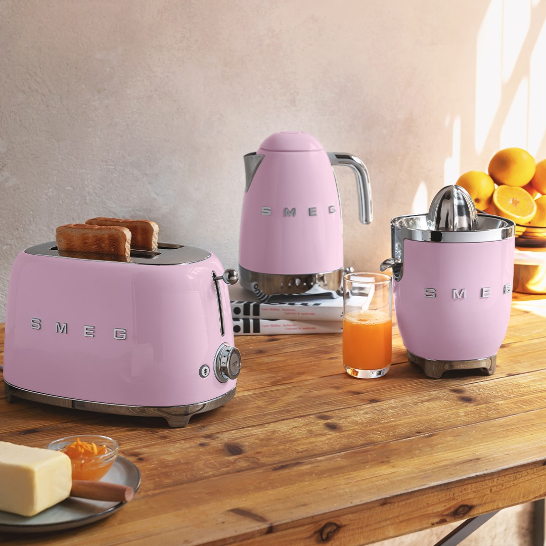 Smeg toaster TSF01PKEU (Pink) Smeg toaster TSF01PKEU (Pink)