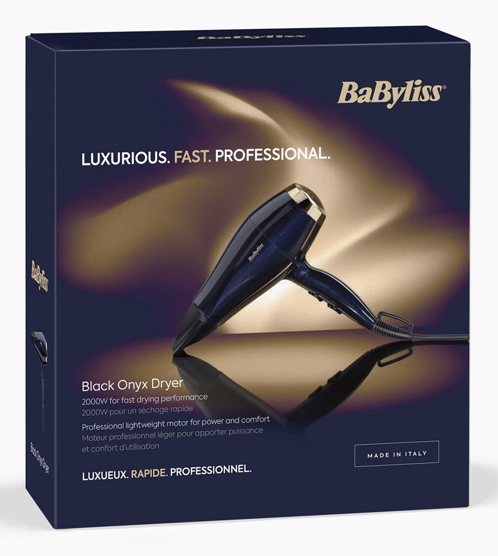 BaByliss 5911E hair dryer 2000 W Black, Gold BaByliss 5911E hair dryer 2000 W Black, Gold