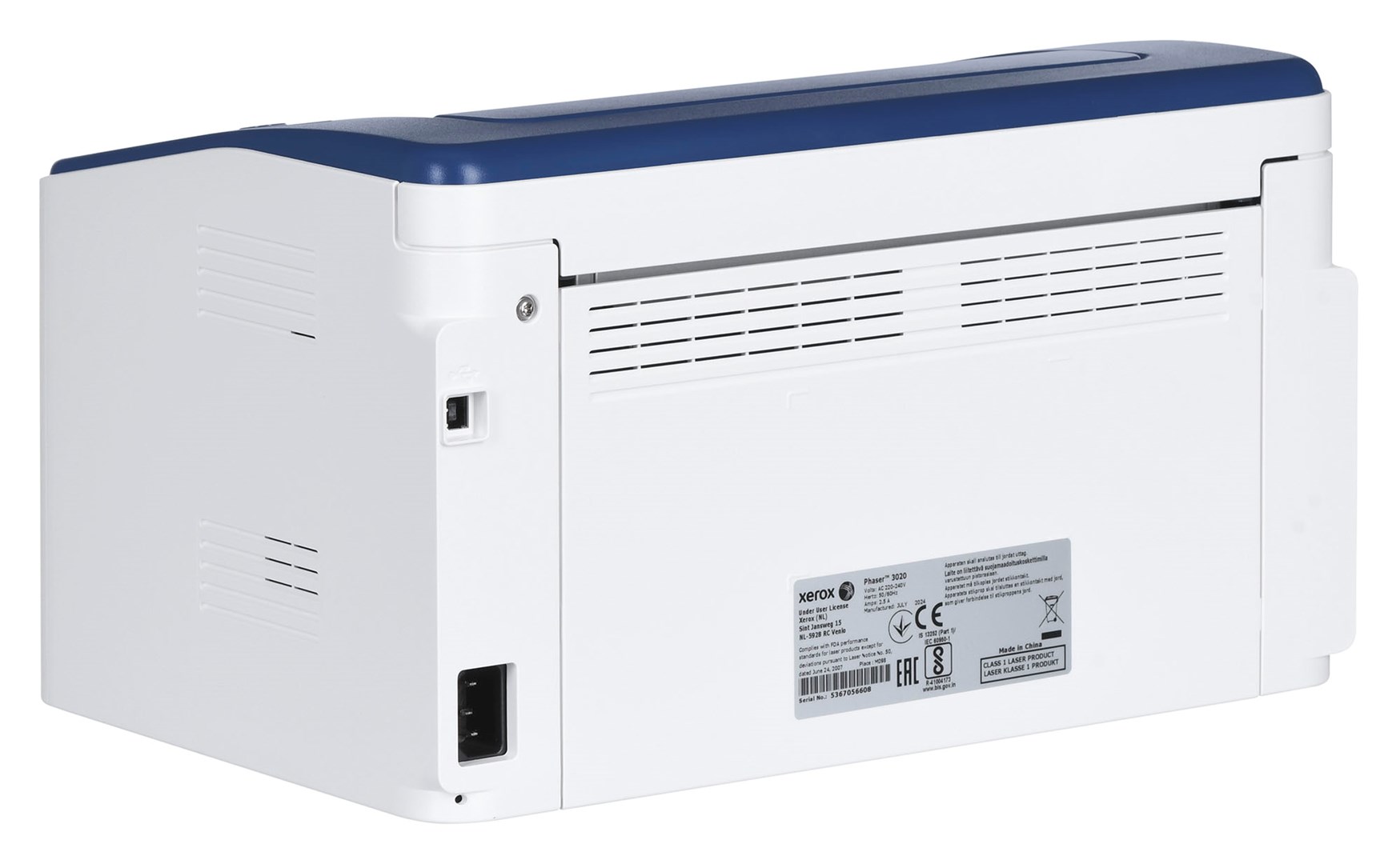 Xerox Phaser 3020 1200 x 1200 DPI A4 Wi-Fi Xerox Phaser 3020 1200 x 1200 DPI A4 Wi-Fi