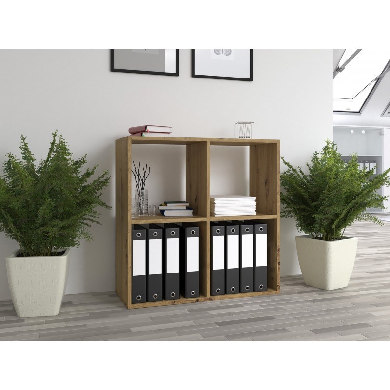 Topeshop MALAX 2X2 ARTISAN living room bookcase Topeshop MALAX 2X2 ARTISAN living room bookcase