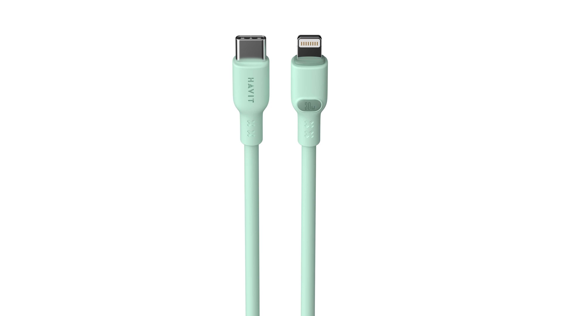 Havit CB6281 - USB Type C to Lightning cable, 1 m (green) Havit CB6281 - USB Type C to Lightning cable, 1 m (green)