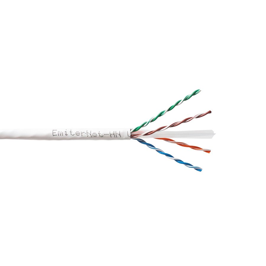 Emitter Net UTP (U/UTP) Cat.6 450MHz Cable, 4x2x23AWG Wire, LS0H Emitter Net UTP (U/UTP) Cat.6 450MHz Cable, 4x2x23AWG Wire, LS0H