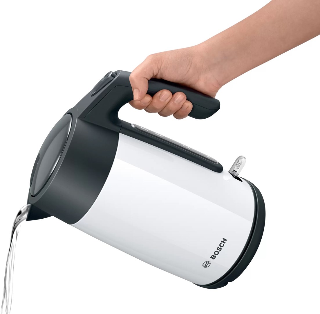 Electric kettle Bosch TWK 7L461, 2400 W, 1.7 l White Electric kettle Bosch TWK 7L461, 2400 W, 1.7 l White