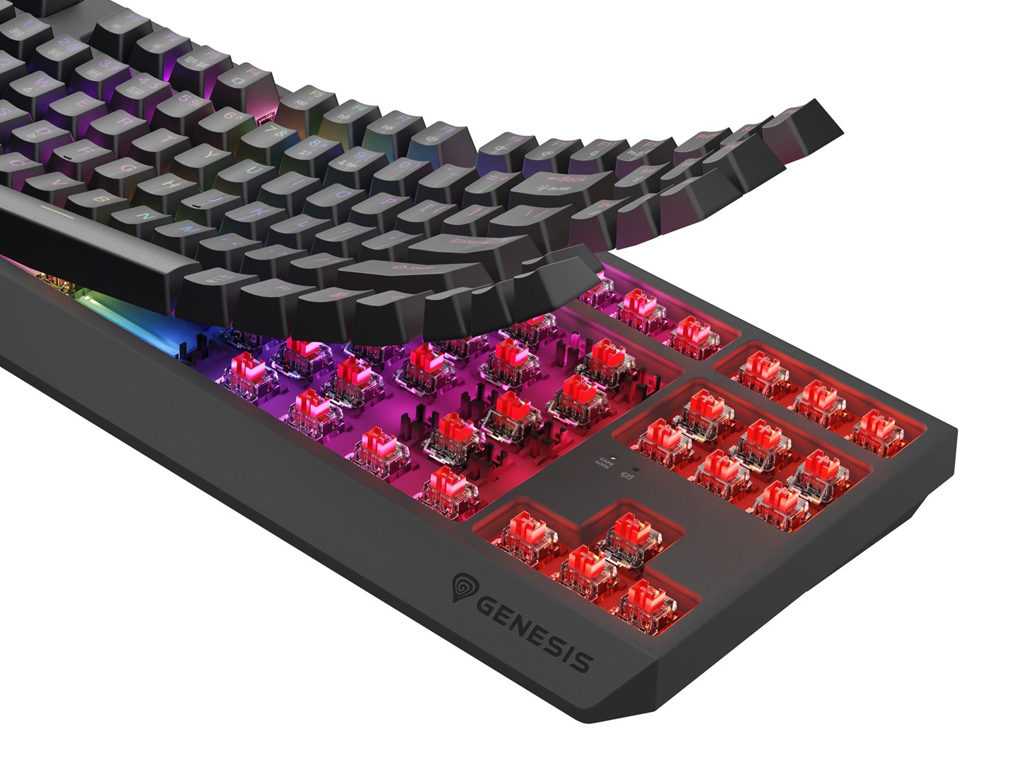 GENESIS Thor 230 TKL keyboard Gaming USB + RF Wireless + Bluetooth QWERTY Grey GENESIS Thor 230 TKL keyboard Gaming USB + RF Wireless + Bluetooth QWERTY Grey